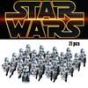 Wars 21pcs Star 501st Building Blocks Clone Troopers Minifigures Kid Toys