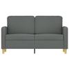 VidaXL Canapé à 2 Places, Causeuse avec Accoudoirs, Siège avec Dossier Rembourré, Meuble de Salon Salle de Séjour, Moderne, 359471