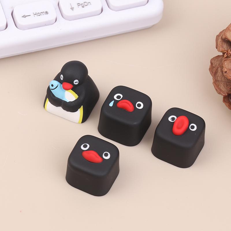 Anime-Serie Pinguin Personalisierte Kreative Harz Mechanische Tastatur Dekorative Esc-Tastenkappe Geschenk