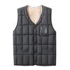 Autumn and Winter Cotton Vest Men's Inner and Outer Wear Plus Velvet Thickened Plus Size V-neck Waistcoat Warm Cotton Vest