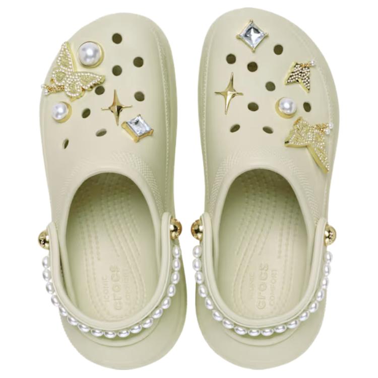 Crocs Casual Fashion Clogs Women Footwear Beige 211539-2Y2