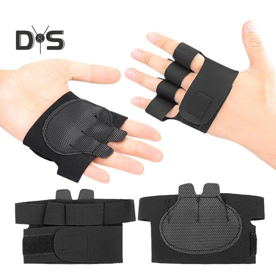 1 Paar Mini-Gewichtheberhandschuhe, verstellbar, atmungsaktiv, rutschfest, für Männer und Frauen, Handflächenschutz, Fitnessstudio, Workout, Fitness, Sporttraining, teilweise Hanteln
