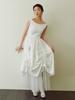 GANISONG Bridal Rosie Bow Dress_White