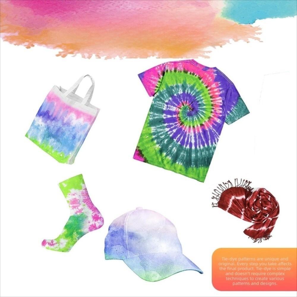 Multifunctional Pigment Fabric Tie Dye Powder 10g Bag Color Change Free Dye Fabric Bag Clothes