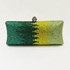Women's Rhinestone Clutch Bag WHTUOHENG Green/Yellow Crystal Wedding Party Purse Female Shoulder Handbags Evening Party Clutch