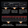 Btuty Speaker Selector Switch, Amplifier Speaker Selector Switch, 4 Input/4 Output Power Amplifier Speaker Selector Switch, 300W/Channel Speaker Switc