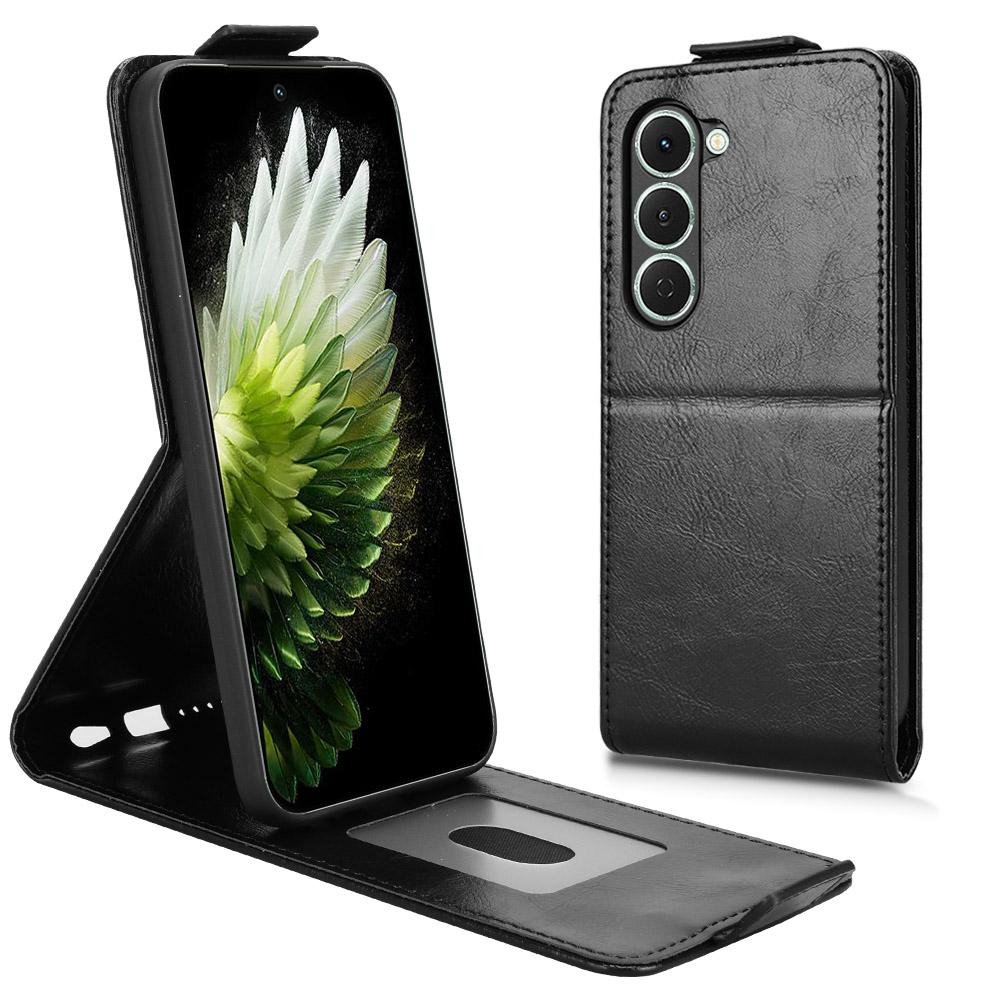 For TECNO Spark 40 Pro 4G Stand Case Magnetic Clasp Vertical Flip Leather Phone Cover with Card Holder