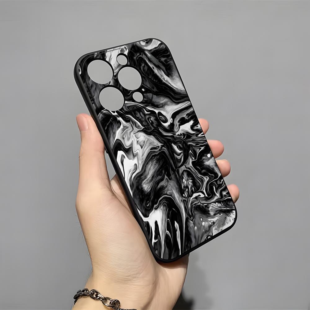 Green Texture Phone Case For IPhone 17 Pro Max 16 15 14 Pro Max 13 11 X Xs Xr 8 7Plus Silicone Cover