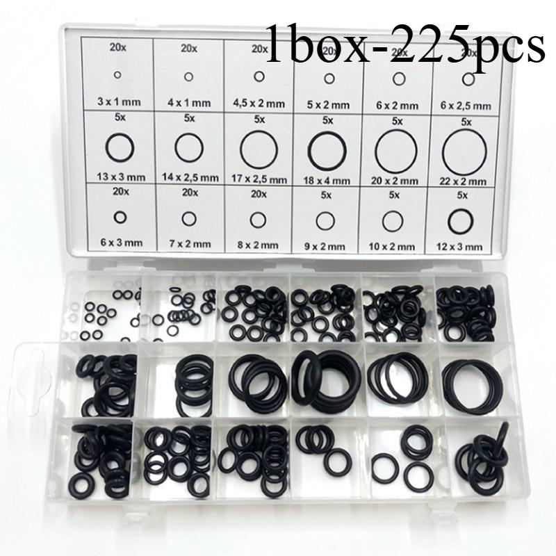 111/171/111pc Silicone O-ring Set Nitrile Rubber  Sealing Gasket Assortment Various Sizes of Sealing Gaskets for Pipeline Faucet