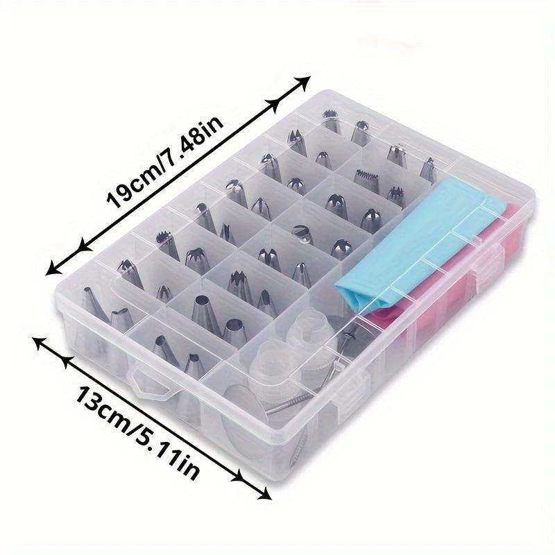27/38PCS Cake Decorating Tools Icing Cream Piping Nozzle Tips Confectionery Pastry Bags Stainless Steel Nozzles Tip Cake Decor