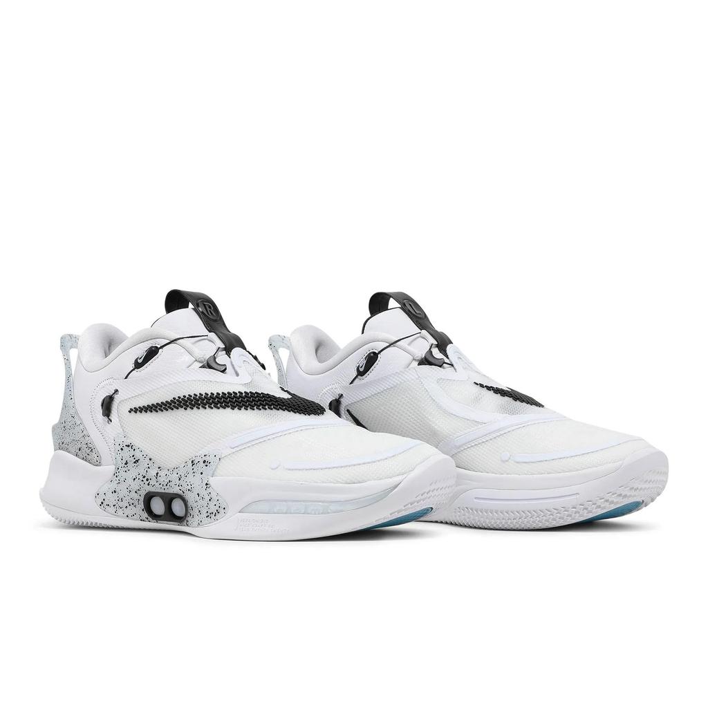 Nike Adaptează BB 2.0 'White Cement' (Unisex) Pantofi de Baschet Albi / Negri / Gri Ciment BQ5397 101