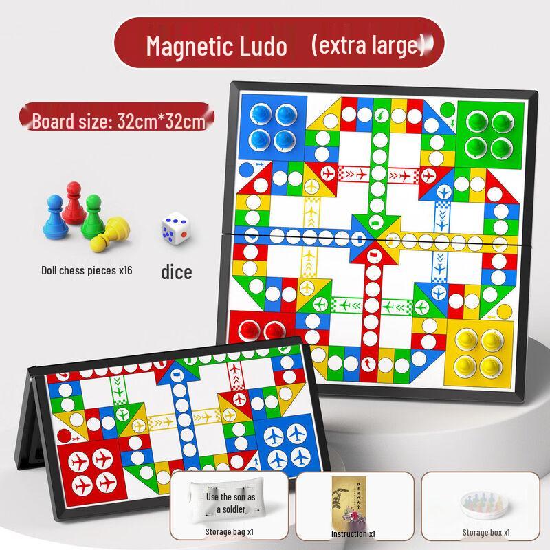 Portable Magnetic Flying Chess Game for Kids