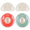 2026 New Nordic Style Kids Swim Ring With Sunshade Inflatable PVC Float Seat Water Play Toy Beach Party Fun
