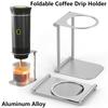 Foldable Coffee Drip Holder Aluminum Alloy Support Stand Coffee Dripper Stand for Portable Espresso Coffee Machine Accessories