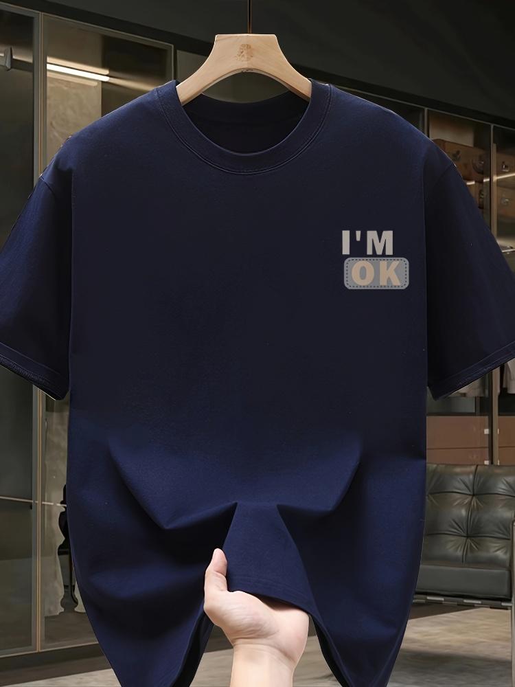 Men's T-Shirts Made of 100% Cotton Have a Special Cool Feeling for Summer and  Easily Styled In a Casual and Fashionable Way