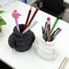 Pencil Case Down Jacket-Shaped Large Capacity Storage Organizer for Makeup Brushes And Stationery Creative Gift for Students Birthday Office Decor