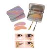 Reusable 1Pair Eye Pads With Massage Stick Silicone Lash Lift Eyelash Extension Hydrogel Patches Under Eye Gel Patch Makeup Tool