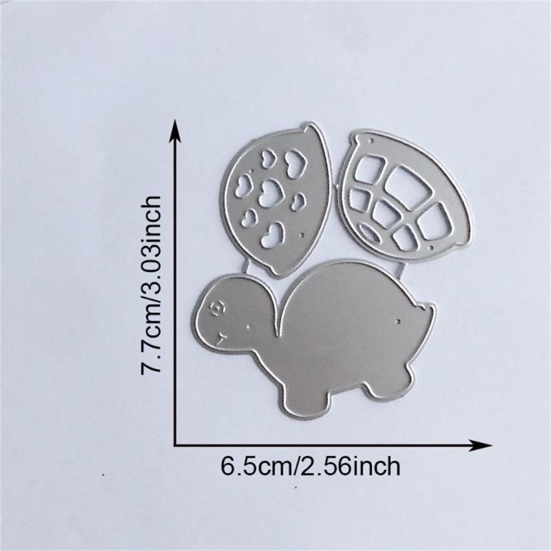 Schildkröten Metall Stanzformen Kohlenstoffstahl Schildkröte Stanzformen Prägeschablonen für Grußkarte Scrapbooking Dekorationen