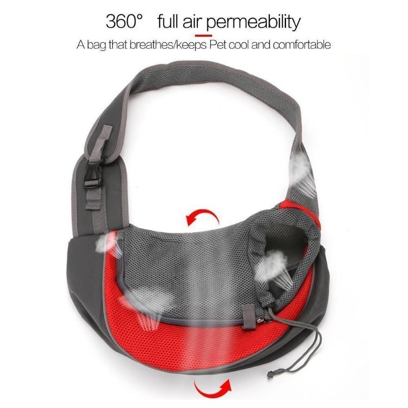 Tragbare Haustier Katze Hund Hüfttasche Haustier Rucksack Verstellbarer Hunderucksack Weiches Netz Katzentragetasche Haustierzubehör