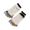 Women Cotton Toe Socks Cartoon Cat Fish Design Five Finger Socks Casual No Show Athletic Running Crew Socks
