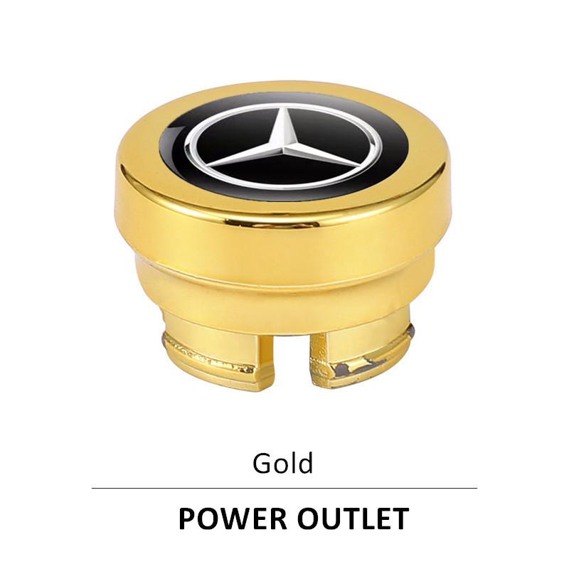 Q0111-para Mercedes Benz AMG C180 C200 E260 E300 W23 W204 Acendedor de Cigarros do Carro Tampa contra Poeira Tampa à Prova de Poeira Plugue Molduras Internas DYQG-B