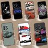 Sports Car JDM Drift Case For OnePlus 11 12 9 10 Pro 10R 12R 8T 10T OnePlus Nord N30 N20 N10 CE 3 2 Lite Cover