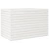 VidaXL Jardinière blanc 70x40x45,5 cm bois de pin massif, jardinière d'extérieur, bac à fleurs, boîte à plantes, jardinière 847264