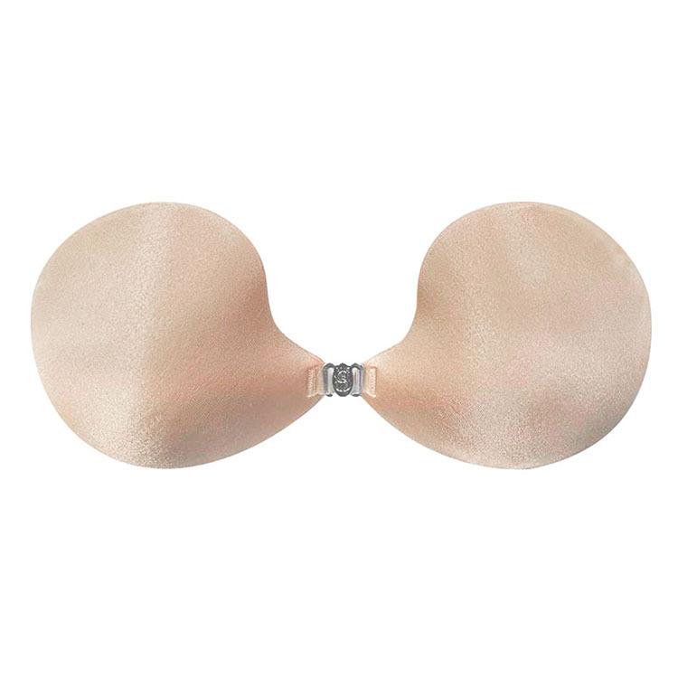 

Летнее нижнее белье круглый силиконовый бюстгальтер с передней застежкой, сексуальный модный невидимый плотный черный кружевной невидимый бюст L