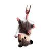 Pendant Car Hanging Ornament Crochet Screaming Possum Ornament Car Mirror Decor  Rearview Mirror