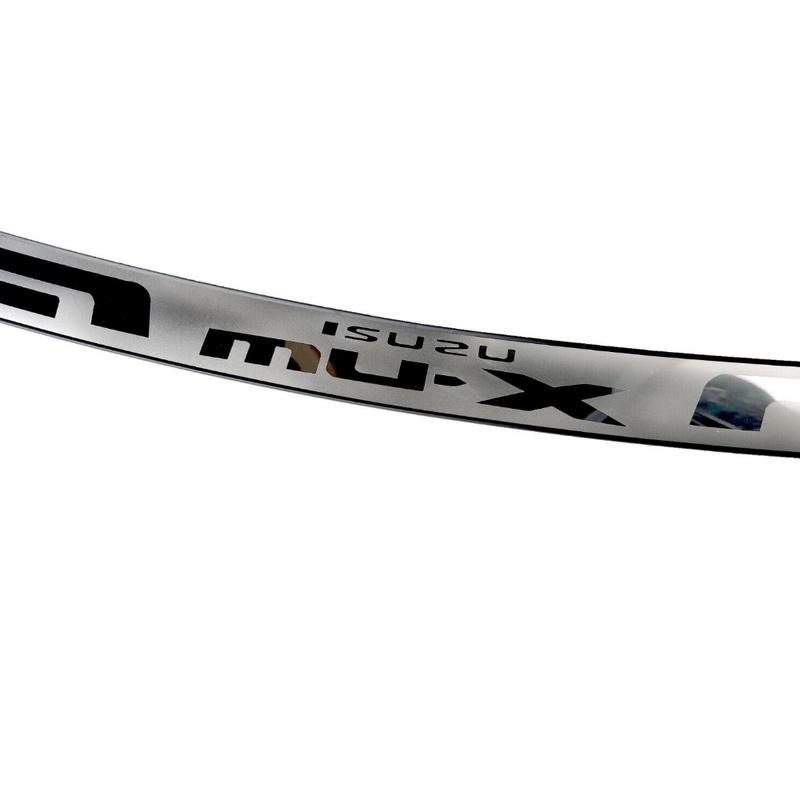 Car For Isuzu MU-X MUX  Stainless Steel Rear Bumper Protector Accessories 2024 Door Sill Scuff Plate Trunk Trim