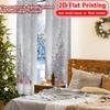 Modern Flat Printing Festive Forest Pattern Curtains Versatile Polyester Fabric Decorations Use Bedroom Set Of 2 Made Decor