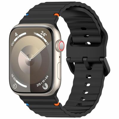 For Apple Watch Series 10 42mm/9 8 7 41mm/SE (2023) SE (2022) SE 6 5 4 40mm/3 2 1 38mm Silicone Watch Band