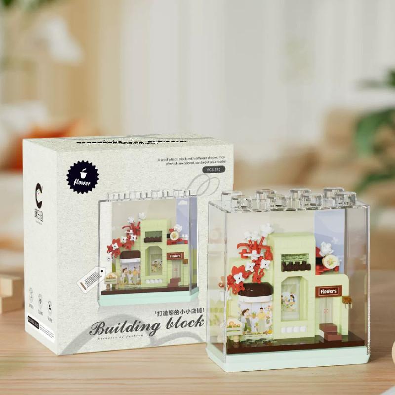 

Свадебное кофейное платье Пекарня Цветочный магазин Сцена Сборные игрушки Блоки Flower Shop