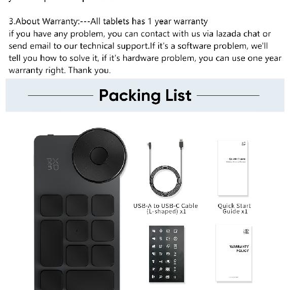 XPPen ACK05 Wireless Shortcut Remote