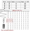 Home Decoration USB 8 Modes Fairy Garland Lights LED Curtain String Lights with Remote Control for Bedroom Wedding