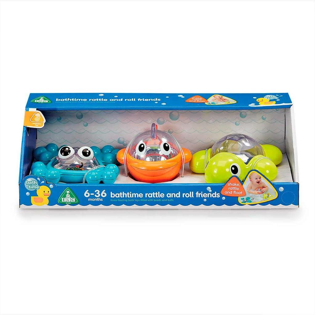 Early Learning Center Bathtime Rattle Roll Friends 3er-Set Badespielzeug Wasserspielzeug Babygeschenke 149135 Originalprodukt &