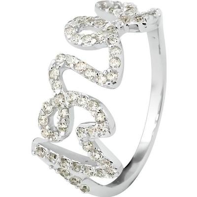 LOVA LOLA VAN DER KEEN - Solitaire Ring - Prestige Jewelry - Synthetic Diamonds - 925 Sterling Silver - Women's Jewelry