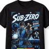 Sub Zero Mortal Kombat Retro Arcade Fighter Unisex TShirt