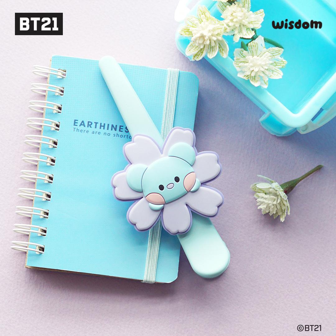 Bts (Bangtan Boys) BT21 minini Haarspange Happy Flower, offiziell, original, authentisch, K-POP, Idol