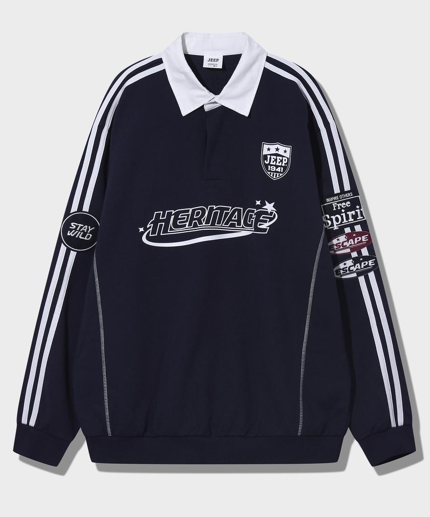 JEEP Rush Track Collar Sweatshirt (Jq5Tsu821Na)