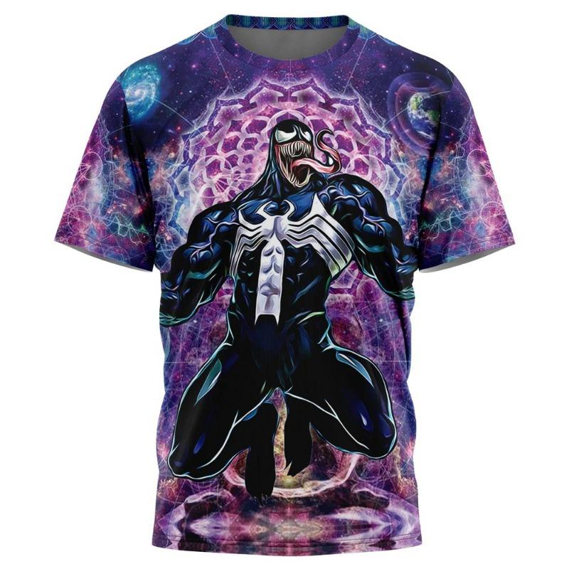 Avengers 3d Printed T-Shirt For Men In Summer With A Sense Of Technology  Breathable Kids Short Sleeved TShirt Tops