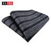 Herren Gestreiftes Polyester Seide Business Einstecktuch