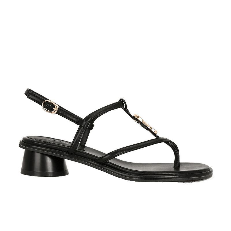 Shoes Vacation Wind Thin Belt Pinch Foot Metal Buckle Design Low Heel Buckle Belt Sandals Women