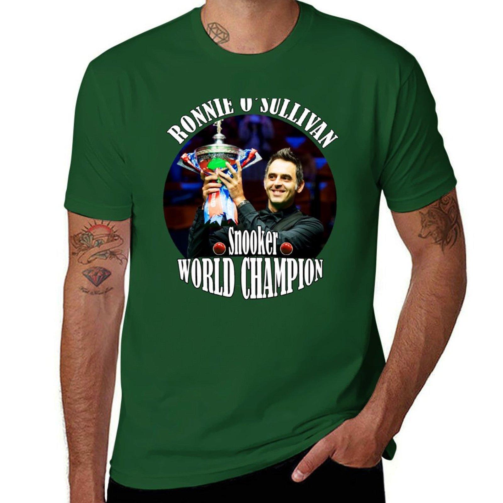 

Ronnie O Sullivan the snooker World champion T-Shirt customizeds blanks plus size tops mens white t shirts 4XL