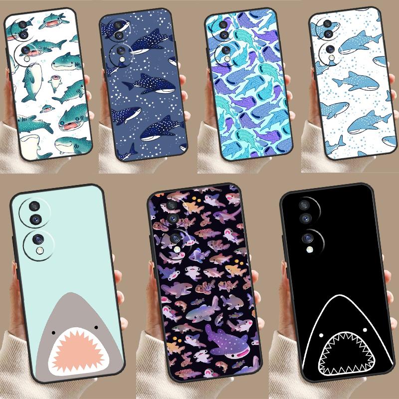 Whale Sharks Case For Honor 90 70 50 10 Magic 5 Lite Magic 6 Pro X7 X8 X9 X6a X7a X8a X9a X9b X8b Cover
