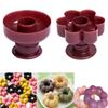 Creative DIY Donut Mold Cake Decorating Tools Plastic Desserts Bread Cutter Maker Baking Supplies Kitchen Tools