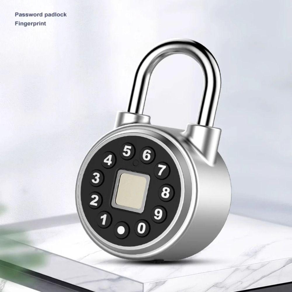Type C Charge Waterproof Fingerprint Padlock General Security Smart APP Locker  Suitcase