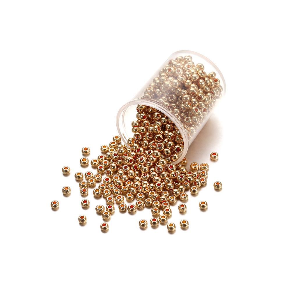 1800ks/šarže 2mm Charm České skleněné perličky Malé Miyuki Delica korálky Nálezy pro DIY Náramek Náhrdelník Potřeby pro výrobu šperků