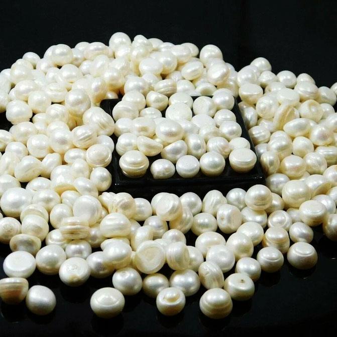 Lot of 24 Natural White South Sea Pearls – 6-9 Ct, High Luster, Certified Natural Pearl Gemstone