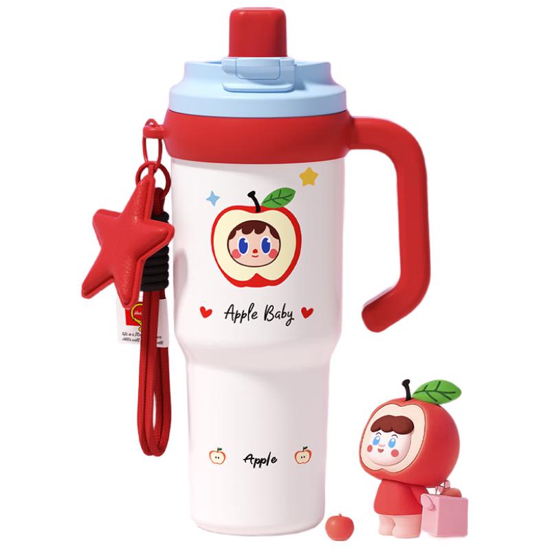 PAKCHOICE Ceramic Lined Dual-Drink Insulated Tumbler with Tea Infuser